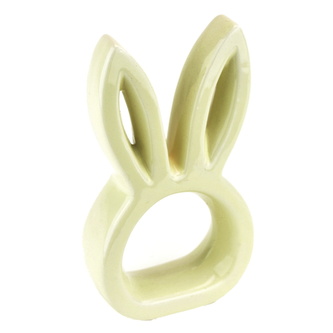 Zajíček keramický světle žlutý 14 cm