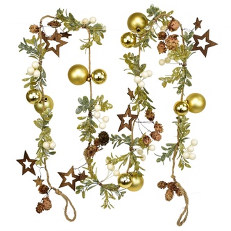 Girlanda zlatá 150 cm