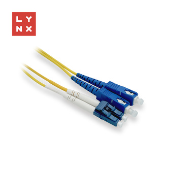 LYNX duplexní patch kabel SM, OS2, LC/SC, 9/125µm, 10m