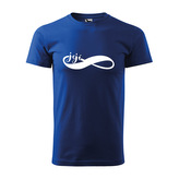 Tričko s potiskem Navždy její: modré 5XL