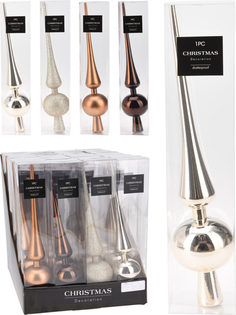 CZUBEK CHOINKOWY 27,5CM 4 RODZAJE