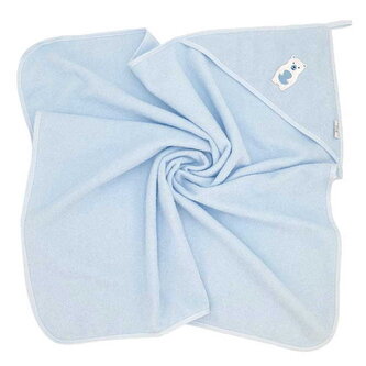 2223 OKRYCIE KĄPIELOWE 80X80 MIŚ POLARNY NIEBIESKI BL222