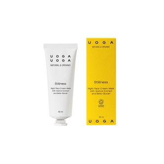 Uoga Uoga Výživná pleťová noční maska Stillness BIO (40 ml) - s intenzivním hydratačním účinkem