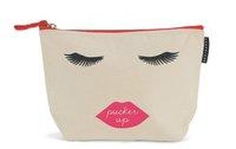 Zip Pouch-Big: Big Pucker Up - Großer modischer Reißverschlu