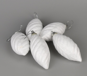 Vánoční ozdoby k dekorování, polystyren, 5 ks