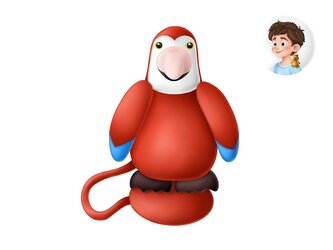 gifty - shoulder PARROT 1042542 gifty - shoulder PARROT 1042542