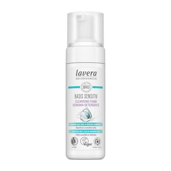 Lavera Basis Sensitive Jemná čisticí pěna na obličej (150 ml) - pro citlivou a problematickou pleť