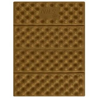 NC17105 HNĚDÉ SKLÁDACÍ PĚNOVÉ SEDÁTKO S REFLEXNÍ VRSTVOU NILS CAMP