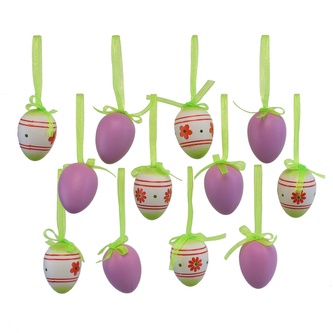 Velikonoční vajíčka malá 12 ks, 4x3 cm
