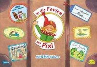 Pixis großer Reisekoffer mit 12 Pixi-Büchern