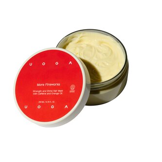 Uoga Uoga Maska pro posílení a lesk vlasů More Fireworks (200 ml) - pomoc pro slabé vlasy