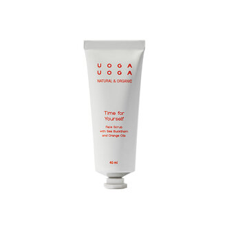 Uoga Uoga Vyživující pleťový peeling Time for Yourself s rakytníkem (40 ml) - s olejem ze sladkého pomeranče