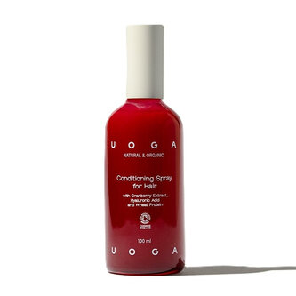 Uoga Uoga Regenerační kondicionér ve spreji s brusinkami a proteinem BIO (100 ml) - pro snadné rozčesávání a lesk vlasů