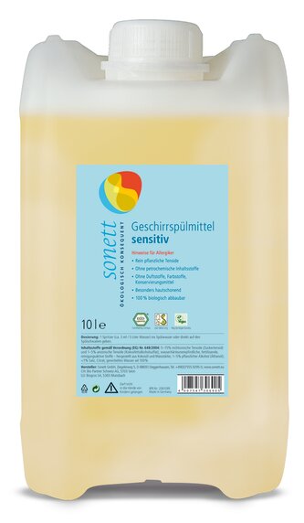 Sonett Prostředek na nádobí / Univerzální čistič Sensitive 10 l