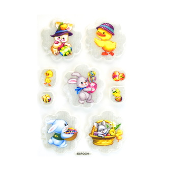 Okenní reflexní oboustranné nálepky velikonoční 23x15 cm