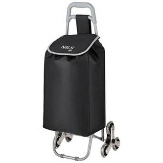 NC17206 ČERNÁ NÁKUPNÍ TAŠKA NA KOLEČKÁCH 40L NILS CAMP