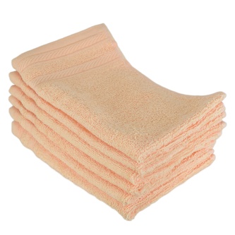 Sada UNI froté ručníků na ruce losos 30x50 cm - 6 ks