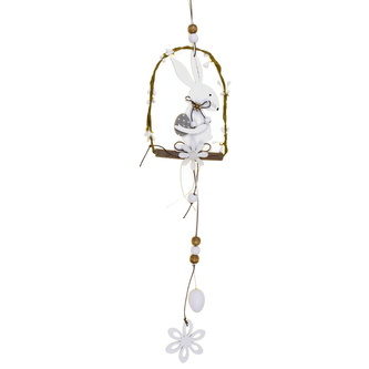 Zajíček v okénku na zavěšení 50 cm