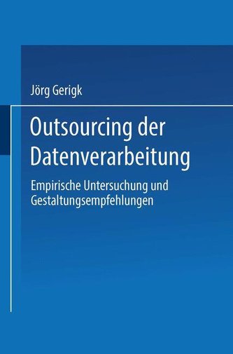 Outsourcing der Datenverarbeitung