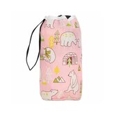 Úložný vak 24l, růžový s medvědy SPRINGOS HA0131