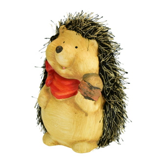 Ježek s oříškem keramický 13 cm