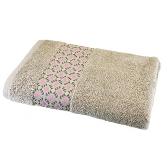 Ručník ASTER 50x100 cm světle hnědý