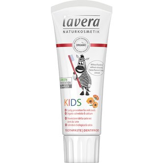 Lavera Dětská zubní pasta s měsíčkem (75 ml) - s ovocnou chutí, bez fluoridu