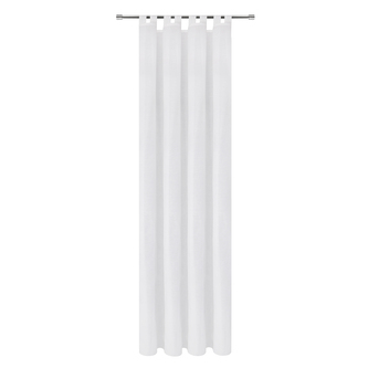 Záclona s poutky - bílá, 245 mm, 140 mm
