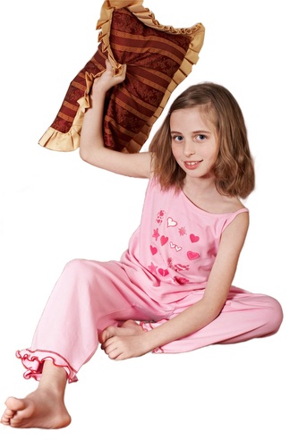 Dívčí pyžamo Hearts