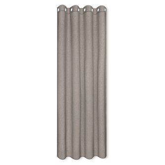 Závěs s kovovými očky, jednobarevný - antracit, 235 mm, 140 mm