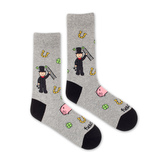 Ponožky Kom Kom Kominár Šedé XL (47-50)