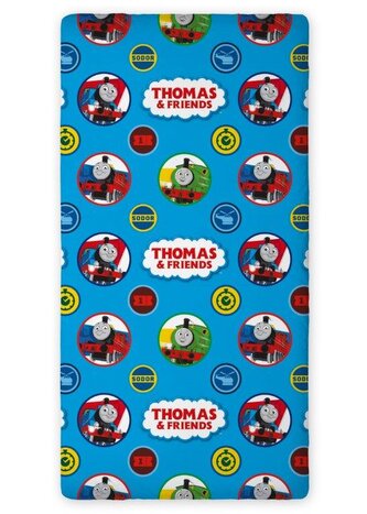 PRZEŚCIERADŁO TOMEK I PRZYJACIELE 006 90X200 BAW. Z GUMKĄ MAT.