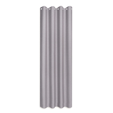 Závěs s kovovými očky z materiálu 7650, světle šedý - světle šedá, 245 mm, 135 mm