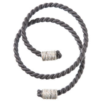 Spirálový úvaz, průměr 12 cm - hnědá