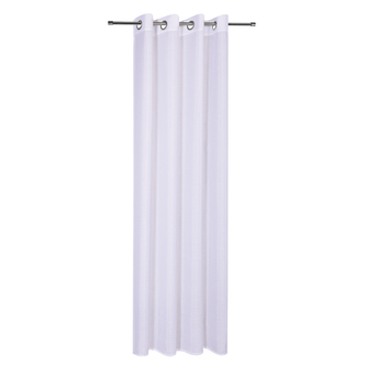 Závěs s kovovými očky, bílý - bílá, 235 mm, 140 mm