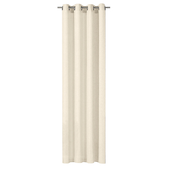 Dekorační závěs s očky, smetanový - přírodní, 245 mm, 140 mm