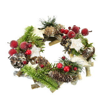 Věneček s orosenými jablíčky Ø22 cm