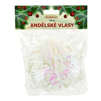 Andělské vlasy bílé 30g