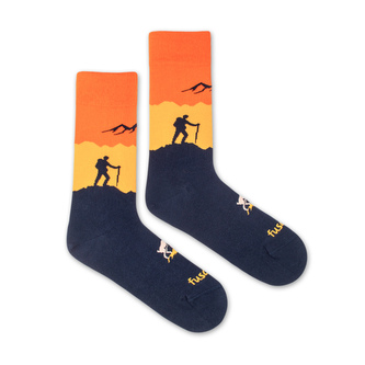 Ponožky Turista Oranžové L (43-46)