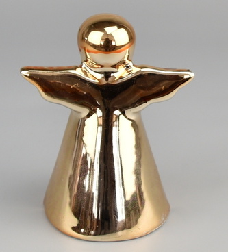 Zvonek anděl zlatý