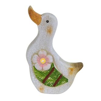 Husa keramická s květinou 15,5 cm