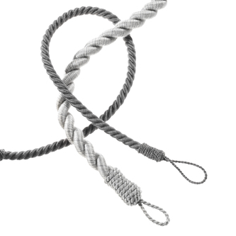 Dekorační závěsné lanko - světle šedá