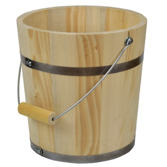 Vědro dřevěné Ø29x30 cm