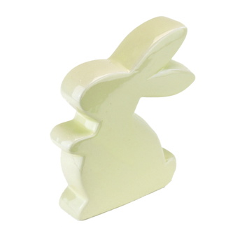 Zajíček keramický světle žlutý 12,5 cm