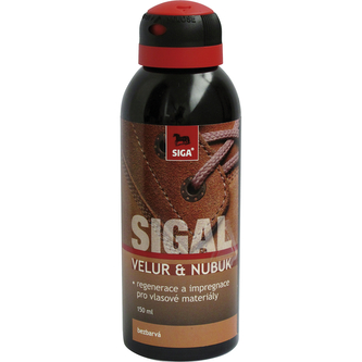 Renovace a impregnace Siga Velur Nubuk 150 ml - hnědá