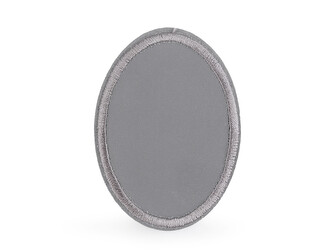 Reflexní nažehlovačka mix vzorů a velikostí - 10 ks - 2 šedá ovál