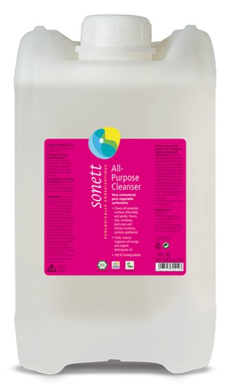 Sonett Univerzální čistič 10 l - s jemnou vůní citronové trávy Sonett Univerzální čistič 10 l - s jemnou vůní citronové trávy