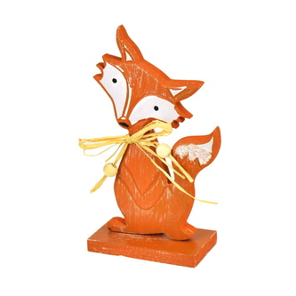 Liška dřevěná 15 cm