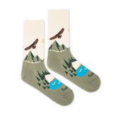 Ponožky Orol tatranský Béžové S (35-38)