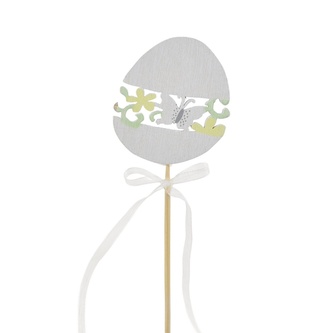 Vajíčko dřevěné zápich 6x5,5/34 cm